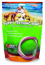 The ring itself is small enough for your the teething ring helps relieve teething pain and soreness, and this is a great option as long as you plan to supervise your pup's chew time. N Bone 6 Pack Puppy Teething Ring Pumpkin Flavor Buy Online In Faroe Islands At Faroe Desertcart Com Productid 4007473