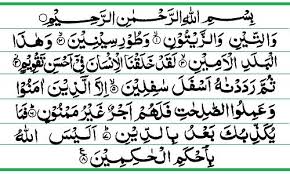 95.Surah At-Tin | Quran surah, Quran verses, Quran