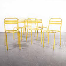 French Yellow Metal T2 Outdoor Dining