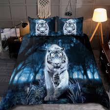 White Tiger Bedding Set Ntn08042001