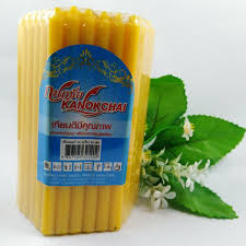 1 Pack 9 Sticks Thai Green Candles Beeswax Lighting Worship Wednesday Sticks For Sale Online Ebay