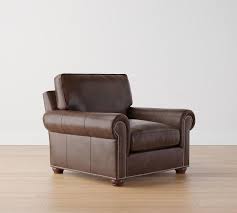 Webster Leather Armchair Pottery Barn