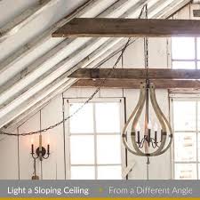 Light A Sloping Ceiling Lighting From