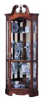 berkshire corner curio cabinet lux