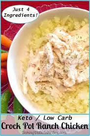 Rinse and pat dry chicken. Crock Pot Ranch Chicken Keto Low Carb Baking Outside The Box