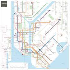 beautiful redesigned nyc transit map