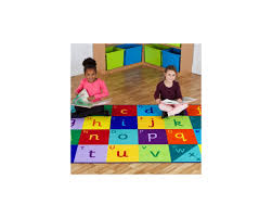 rainbow alphabet clroom carpet kit