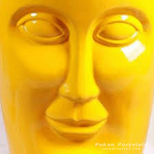 Ryir112 C Human Face Yellow Solid Color