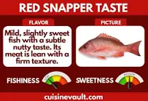 Does red fish taste like snapper?