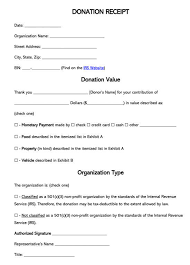 3 donation receipt templates