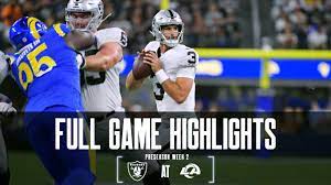 Full game highlights - Raiders vs. Rams ...