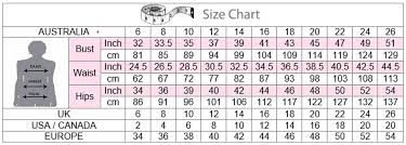 46 Most Popular Size Chart For Womens Clothes