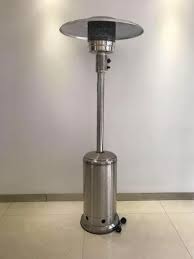 Outdoor Gas Heater On