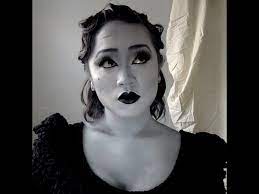 black and white grayscale makeup