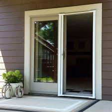 Brisa White Retractable Screen Door