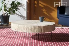Natural Luka Tree Trunk Coffee Table