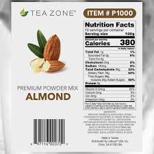 almond milk tea almond bubble tea