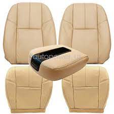 Top Replacement Leather Seat Cover Tan