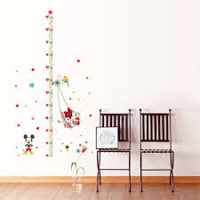 Mickey Minnie Mouse Growth Chart Ruler Wall Sticker