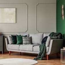 the best colors to complement a gray sofa