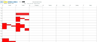 Employee Calendar 2017 Template Weekly Schedule Excel Planner Maker