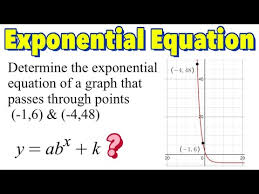 How To Write Exponential Equation Of
