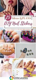 I didn't think it was possible for me to find a simpler way to do nail art. 25 Diy Nail Stickers How To Make Nail Decals