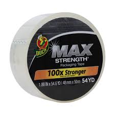 duck max strength ng tape clear