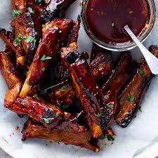 easy sticky lamb ribs simply delicious