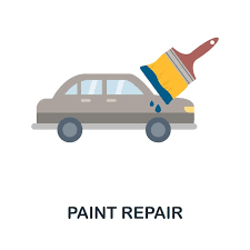 Paint Repair Flat Icon Color Simple