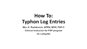 How To Typhon Log Entries