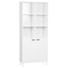 White Sheridan 6 Shelf Bookcase With