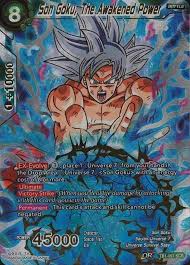 Jun 04, 2019 · the dragon ball complete box set contains all 16 volumes of the original manga that kicked off the global phenomenon. 2018 Dragon Ball Super Tournament Of Power Themed Booster Pack Son Goku Awakened Power Tb1 097 Non Sports Vcp Price Guide