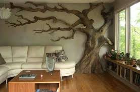 dead tree living room decor home