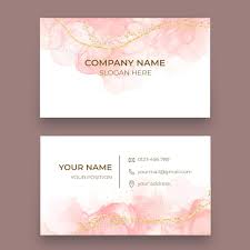 makeup business card free on