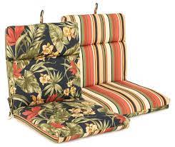 Stripe Reversible Outdoor Chair Cushion