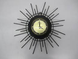 Vtg Mcm Paskow T4 Electric Wall Clock