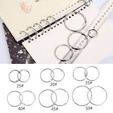 Applicable to often have to revise the updated content of manual or number of pages added or deleted books. Loose Leaf Book Binder Hoop Ring Multifunctional Keychainm Shopee Philippines