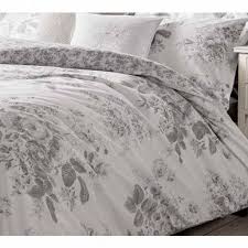 Darcy Rose Grey Bed Linen Grey Poppy