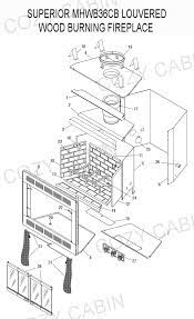 Superior Louvered Wood Burning