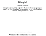 نتیجه جستجوی لغت [blimpish] در گوگل