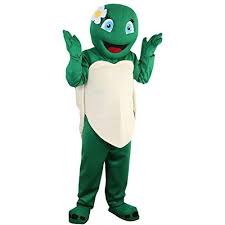Amazon Com Green Turtle Mascot Costume Cartoon Character