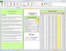 Details About Auto Loan Calculator And Auto Loan Comparison Tool Excel Spreadsheet
