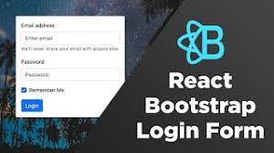 responsive react bootstrap login form