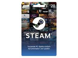 steam wallet card über 20