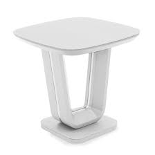 lazzaro high gloss wooden lamp table in