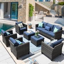 Lark Manor Blue Outdoor Furniture