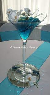 Martini Glass Centerpiece Glass