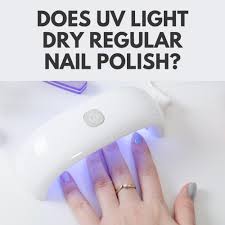 regular nail polish meets uv light