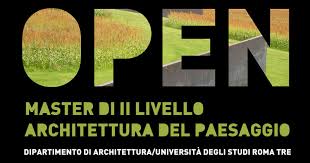 OPEN - Architettura del paesaggio - master universitario di II livello ...